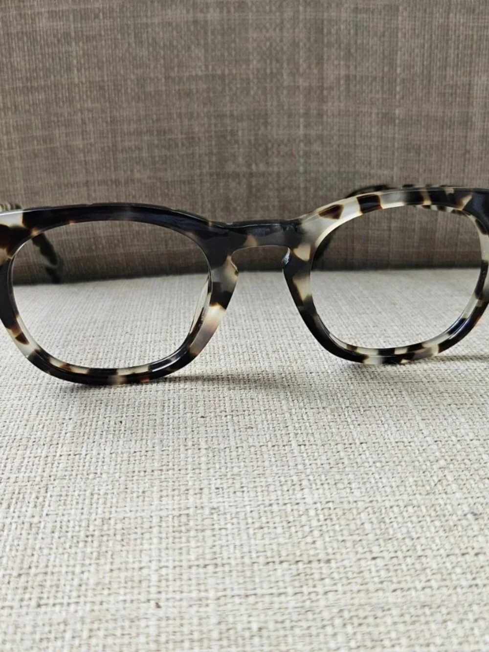Warby Parker Women Eyeglasses Frame Gray Tortoise Eyewear CASPAR 245 Glasses